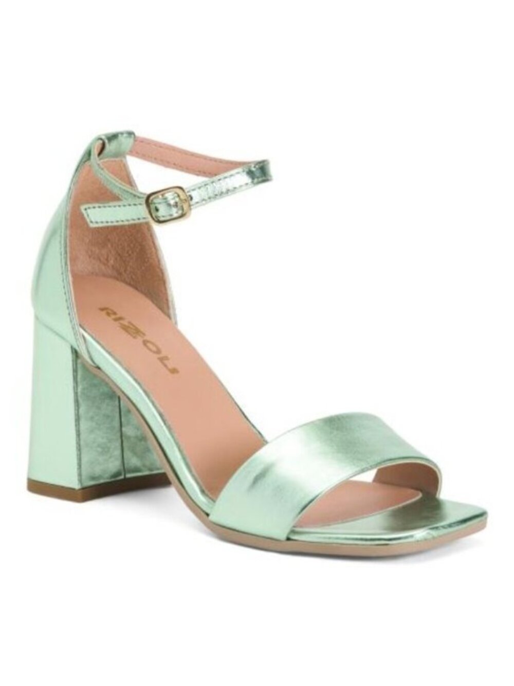 RIZZOLI Made In Italy Leather Heeled Sandals